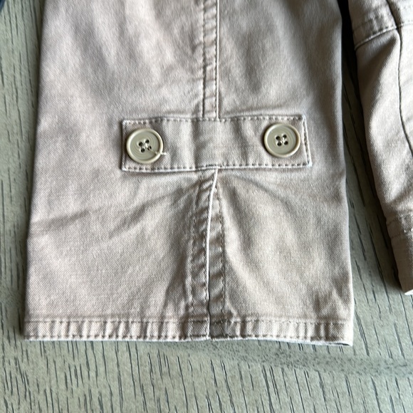 Ann Taylor LOFT - Tan Cotton-Blend Jacket - SZ 6 - Picture 8 of 9